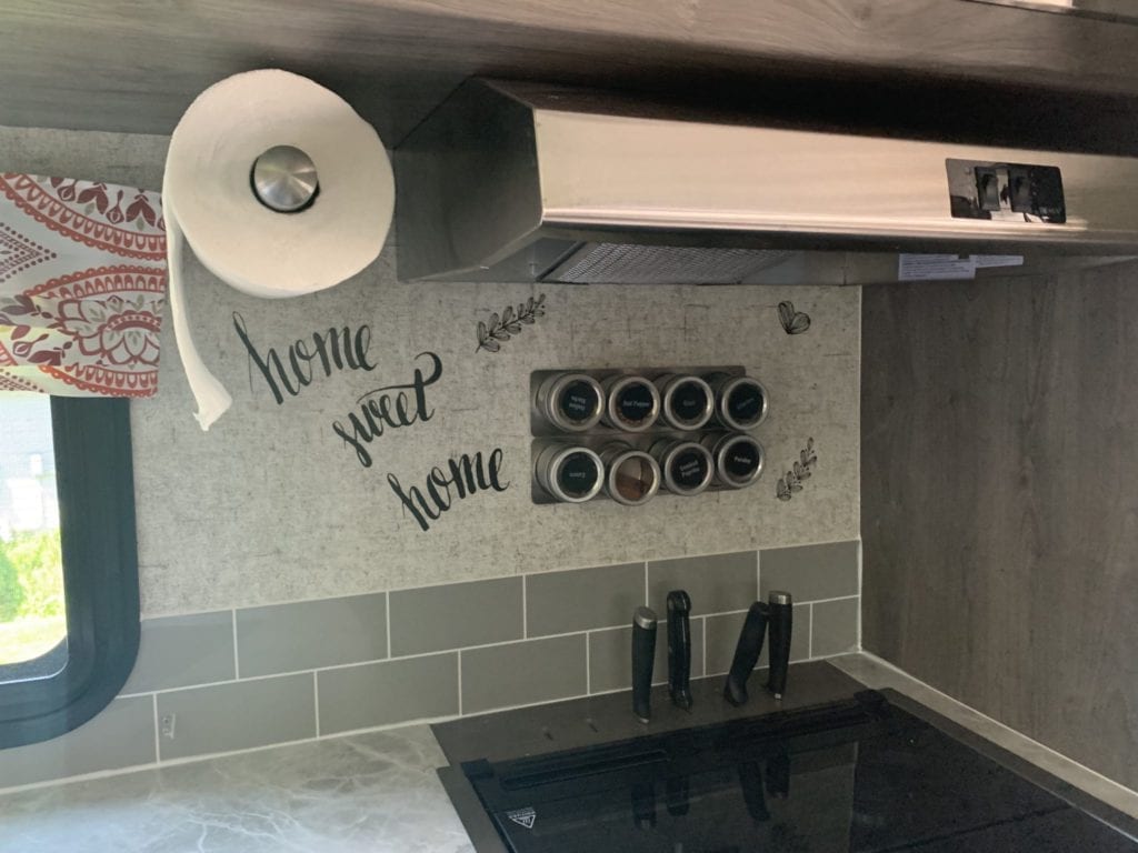 Paper Towel Holder Installed In Inside Kitchen