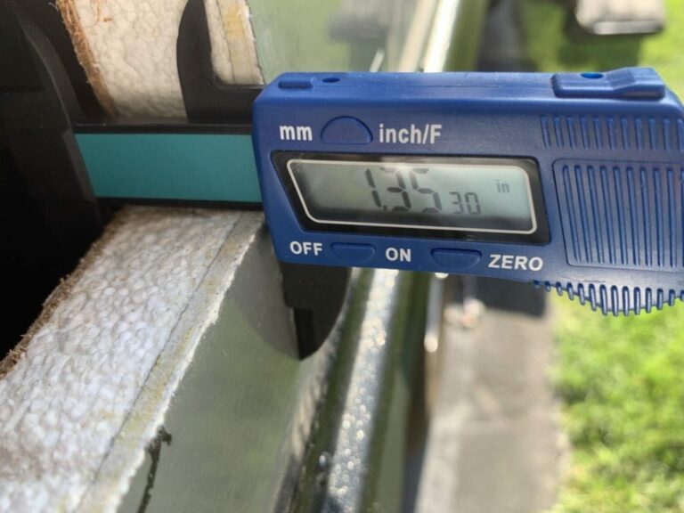 Apex Wall Showing The Thickness