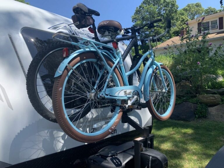 Bikes on the Jack-It Bike Rack